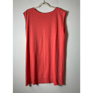 Lilla P Orange Sleeveless Boxy Casual Dress Sz M